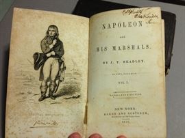 Napoleon and His Marshals, 1848, 2 volume set