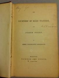 Courtship of Miles Standish 1858