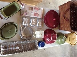 Arthur Court, Longaberger laundry basket, Longaberger Pottery, never used.