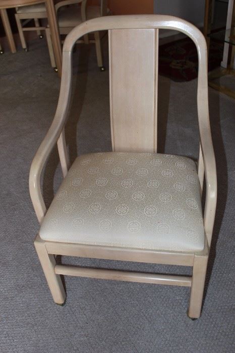 One of four dining chairs,