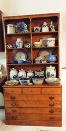 Ethan Allen Hutch and Rowe Pottery collection