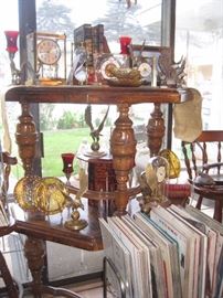 VINTAGE RECORDS, CLOCKS AND MORE....