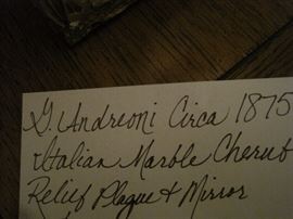 ANTIQUE MARBLE CARVING