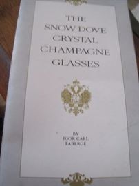 FABERGE CRYSTAL GLASSES