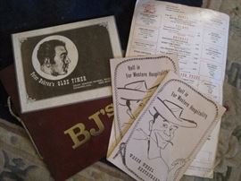 VINTAGE LOCAL MENUS