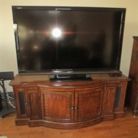 Sleigh Console & 65 inch Sony