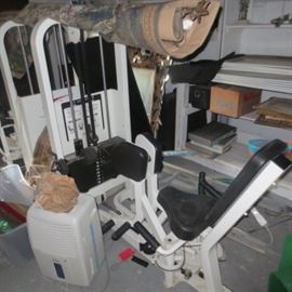 EXERCISE: True 750EA Rear Drive Elliptical, Multi-Position Nautilus Bench, Tuff Stuff Home Gym Commercial Grade, Abductor, Weights Plus More!