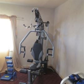 EXERCISE: True 750EA Rear Drive Elliptical, Multi-Position Nautilus Bench, Tuff Stuff Home Gym Commercial Grade, Abductor, Weights Plus More!
