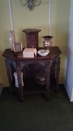 Interesting carved table