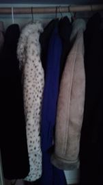 Selection of ladies coats including Bloomingdale's and London Fog
