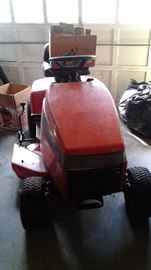 One of two different ride on mowers
