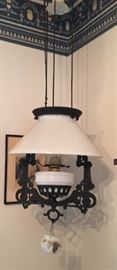 Hanging Country Store Oil Lamp