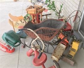Childrens items outside
