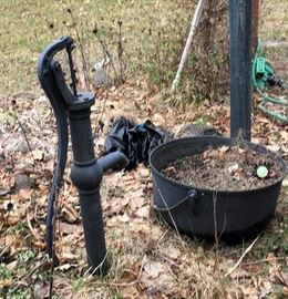 Water pump and Cauldron