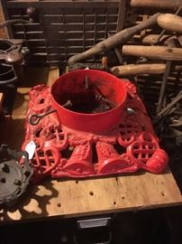 Cast iron HEAVY christmas tree stand