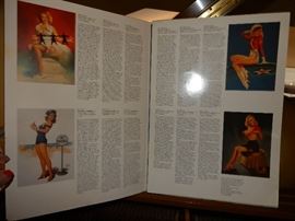 A sample of the pin up ladies booklet