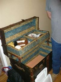 Nice Steamer Trunk with insert