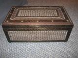 small wicker chest