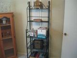 wrought iron bakers rack