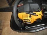 gas powered chainsaw with case