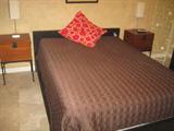 Queen size bed w/ mattress & box spring