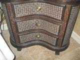 Small 3 drawer end table