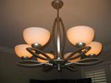 All light fixtures and ceiling fans will be sold.