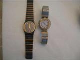 18k gold Cartier & Concord w/ 18k gold & diamond bezel