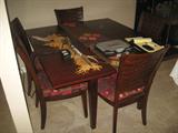 Crate and Barral Pivoting dining table and chairs