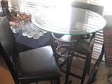 3 pc breakfast table & chairs