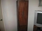 Antique slim storage cabinet