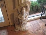 carved stone statues