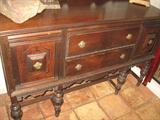 antique side board / buffet