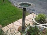 sculptured fountains & bird baths by local artist