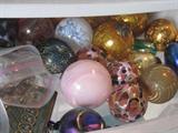 hand blown glass christmas balls