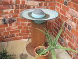 artist fabricated water fountain w/ pump