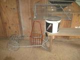 animal trap, golf ball retreiver, large amount of golf balls