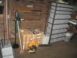 gas blower, storage bin unit