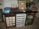 desk w/ storage, arts & crafts