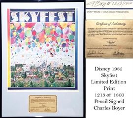 Art Boyer Charles Disney Skyfest Print