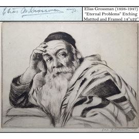Art Grossman Elias M Etching Eternal Problems Lg
