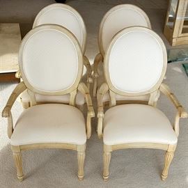 Furniture Upholstered Chairs Four