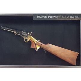 Militaria Black Powder Thorty Six Caliber Pistool Rifle Grip Addition
