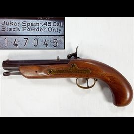 Militaria Black Powder Jukar Spain Pistol