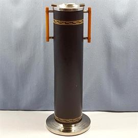 Msc Art Deco Ash Stand Bakelite Handles