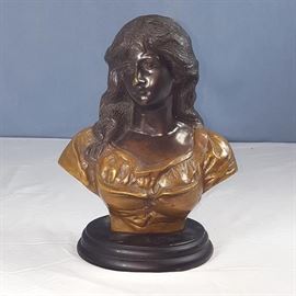 Artz Bronze Woman Bust