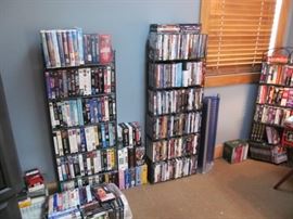 Vhs tapes, Dvds and audio books