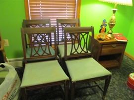 vintage dining chairs