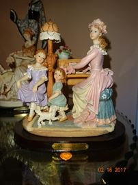 Handmade Demonte porcelain figurines