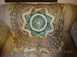 Hand-made display/throw blanket for any couch